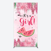 Lofaris Summer Watermelon Sweet Baby Shower Rectangle Backdrop